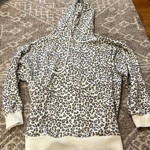 Cheetah sweatshirt.